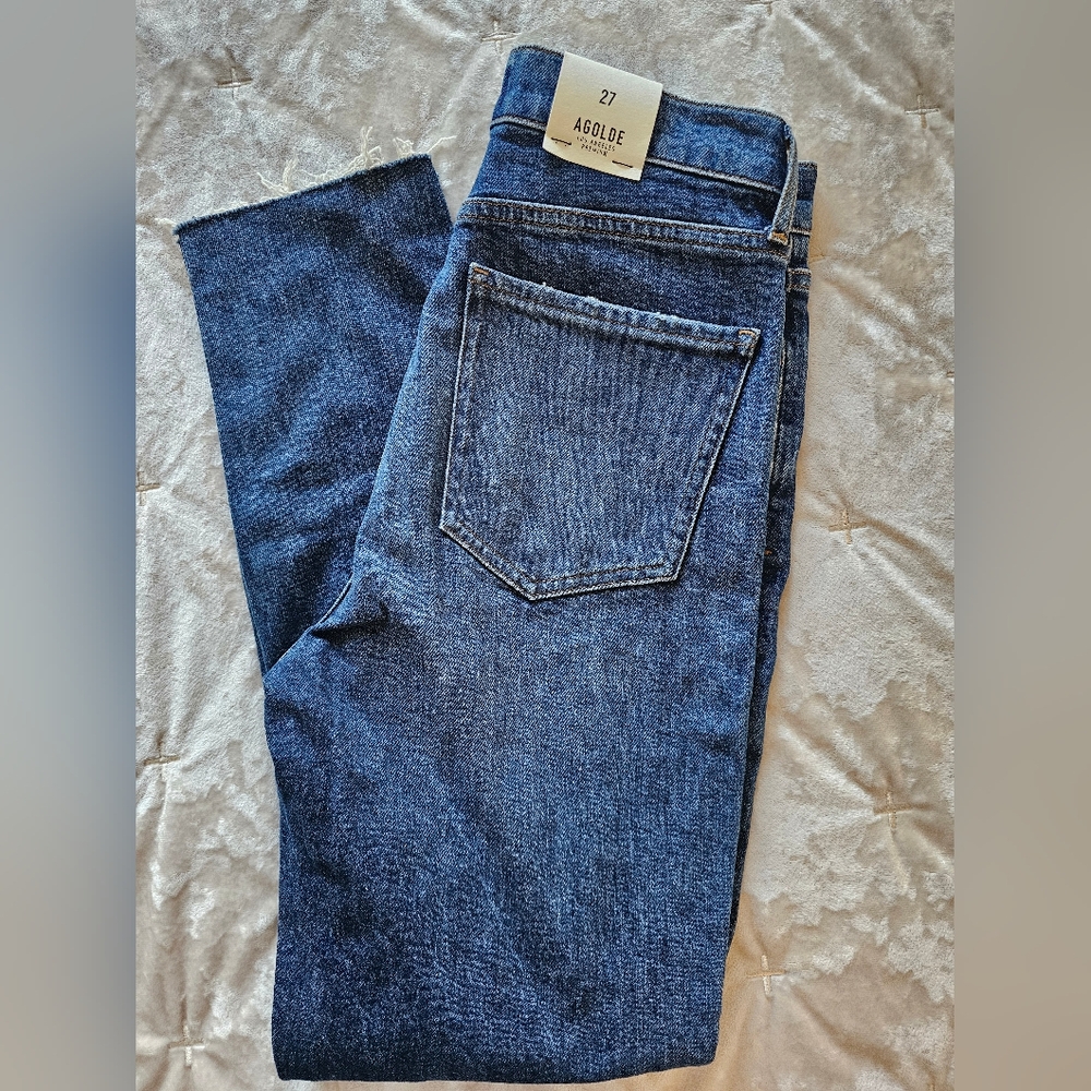 NWT AGOLDE Women's Hi Rise Slim Jeans size 27